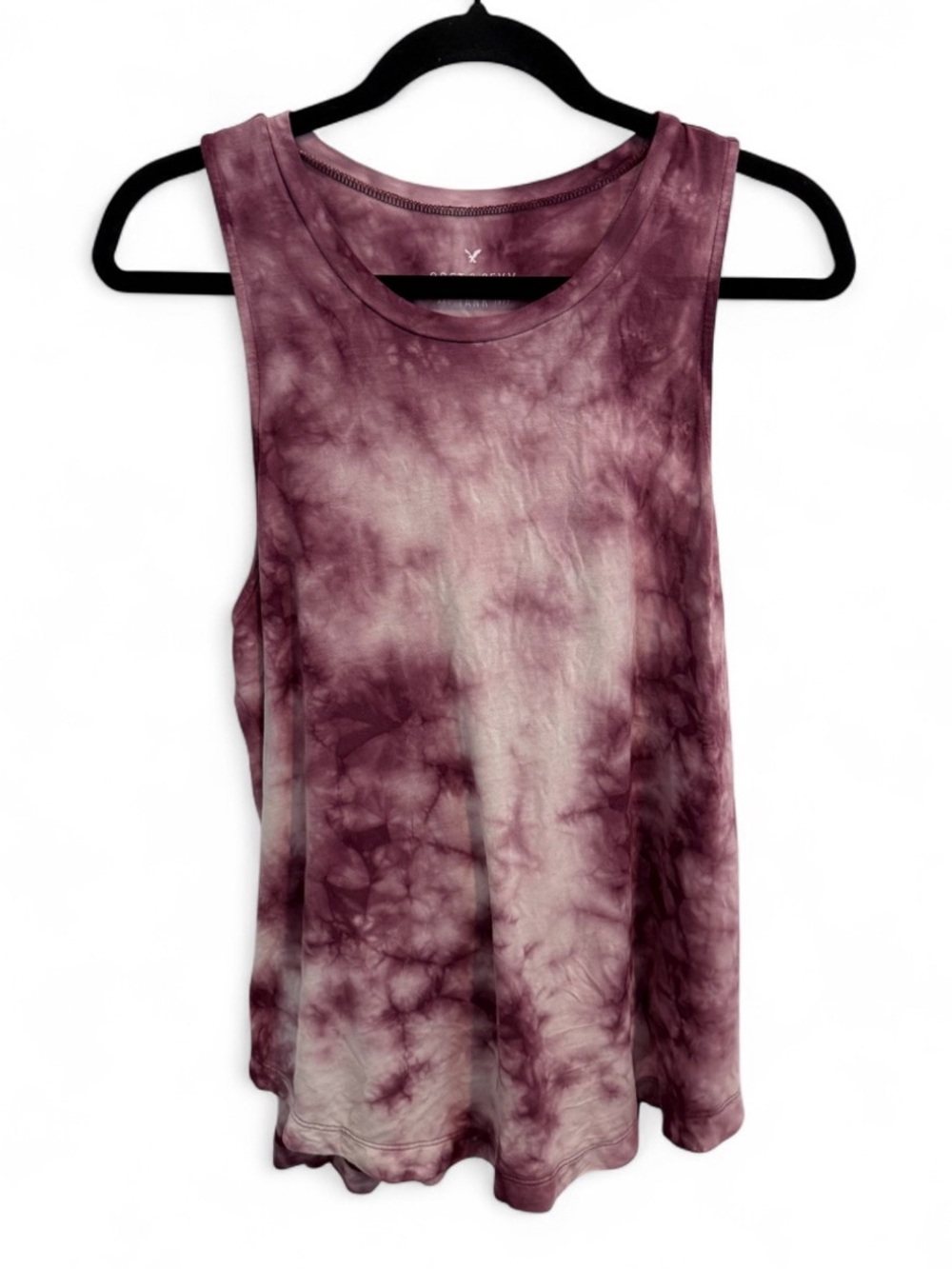 American Eagle Outfitters Soft & Sexy Tie-Dye Purple Tank Size Medium